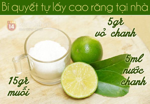 Tự tẩy cao răng tại nhà với công thức siêu tốc