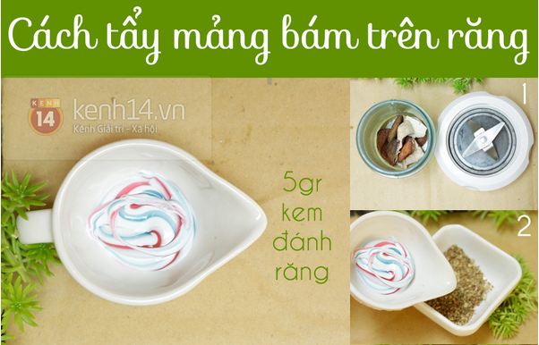 Cách tẩy sạch mảng bám giúp răng trắng sáng tự nhiên